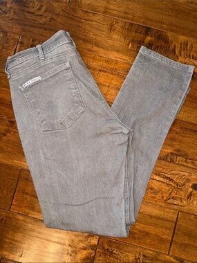 Blue Delta / Tom James stretch Jeans Pants Straight Fit size 34 Grey